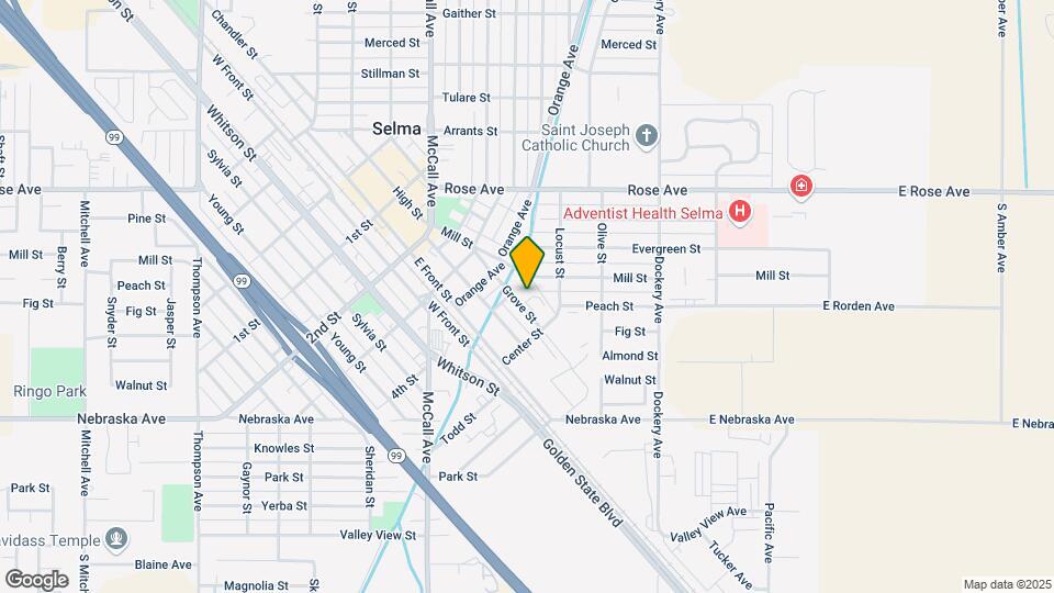 1440 Grove St Map and Location Details