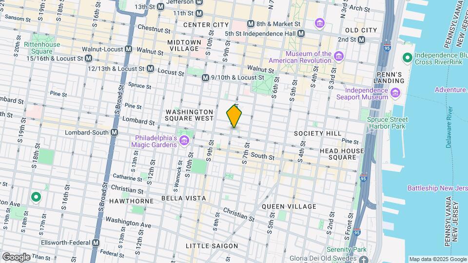 421 S 8th St Map and Location Details