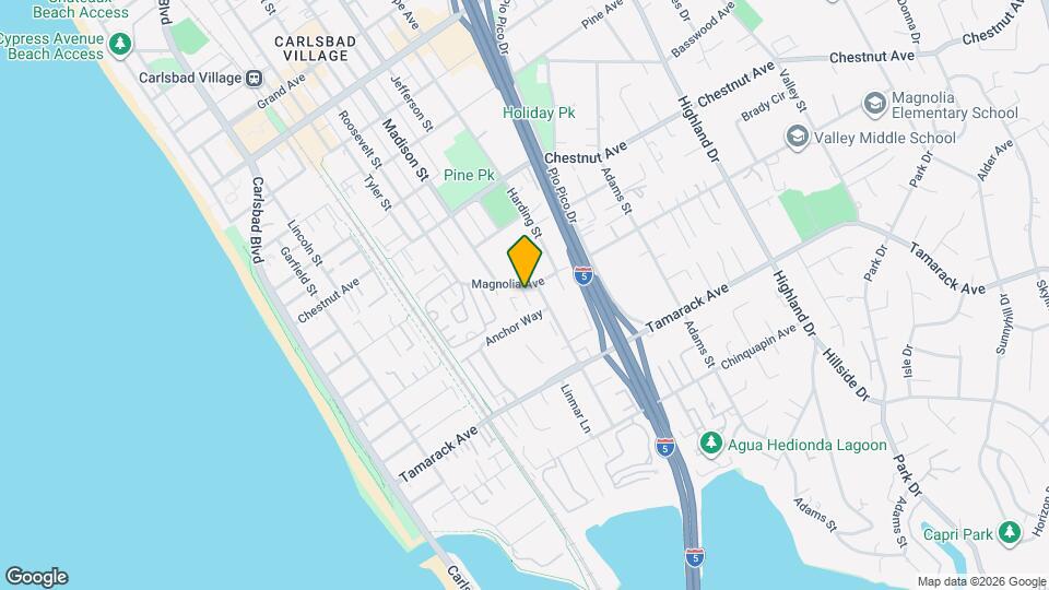 707 Magnolia Ave Mapa y Detalles de la Ubicación