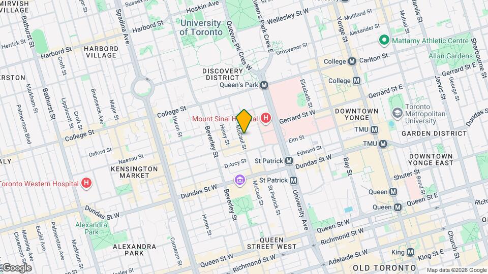 195 Mccaul St Map and Location Details