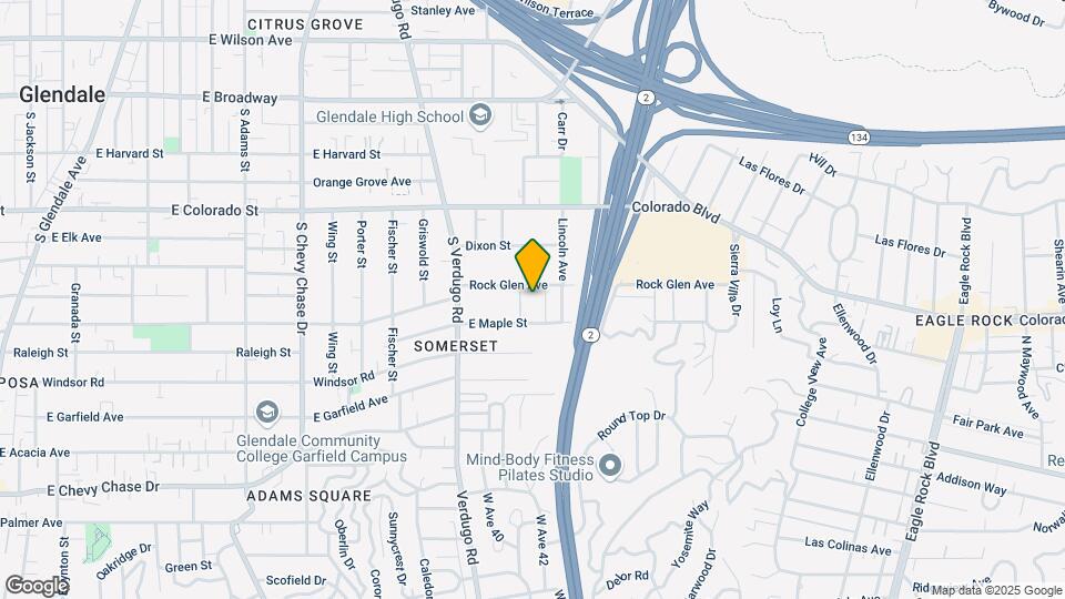 1516 Rock Glen Ave Map and Location Details