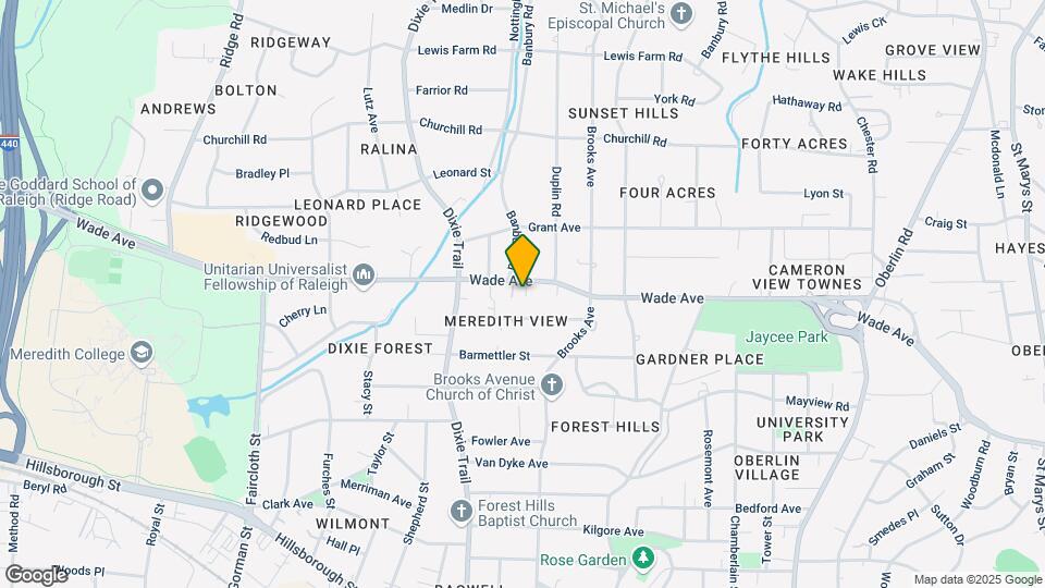 2921-2927 Wade Ave Mapa y Detalles de la Ubicación