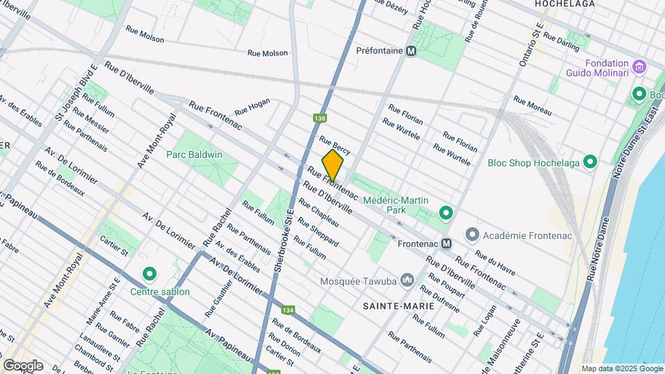2538-2546 Frontenac St Map and Location Details