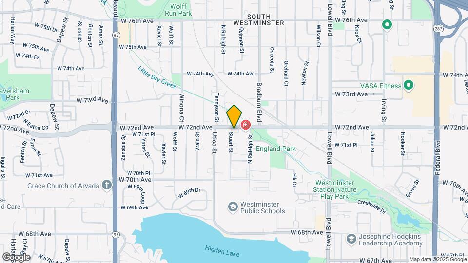 4280 W 72nd Ave Map and Location Details