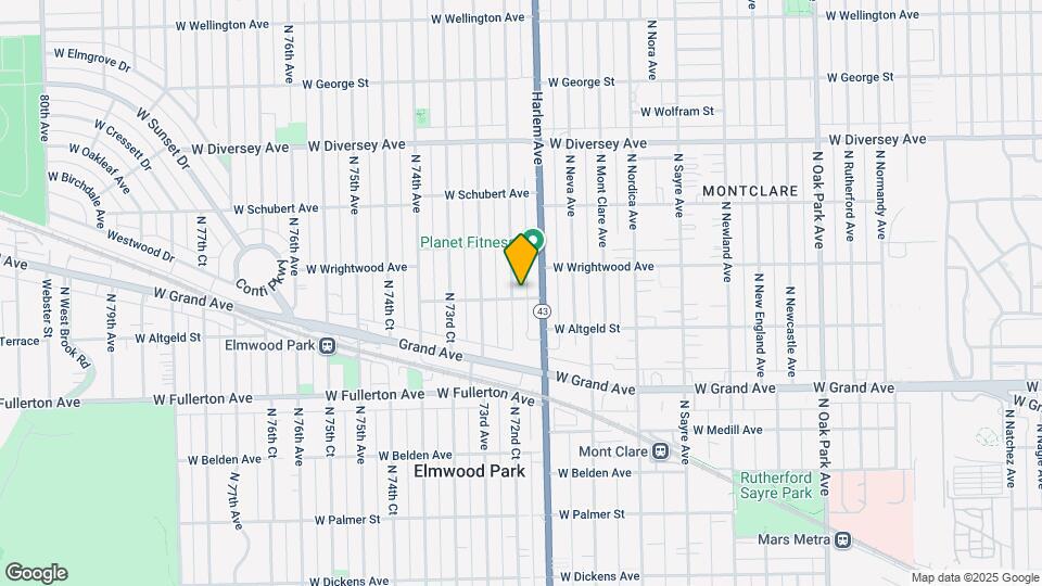 2525 N 72nd Ct Map and Location Details
