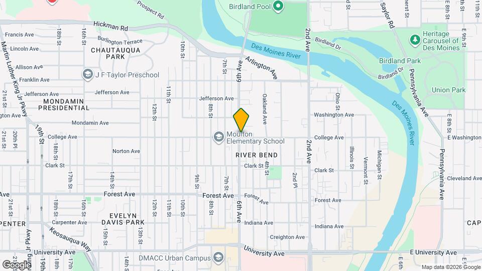 Townhall Apartments Map and Location Details