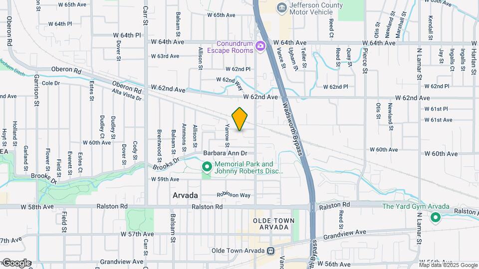 7670 W 61st Ave Map and Location Details