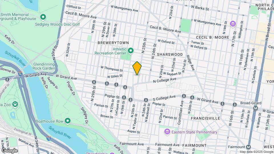 1248 N 25th St Map and Location Details