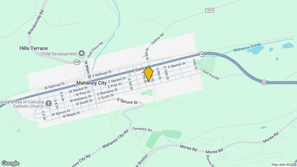 716 E Mahanoy St Map and Location Details