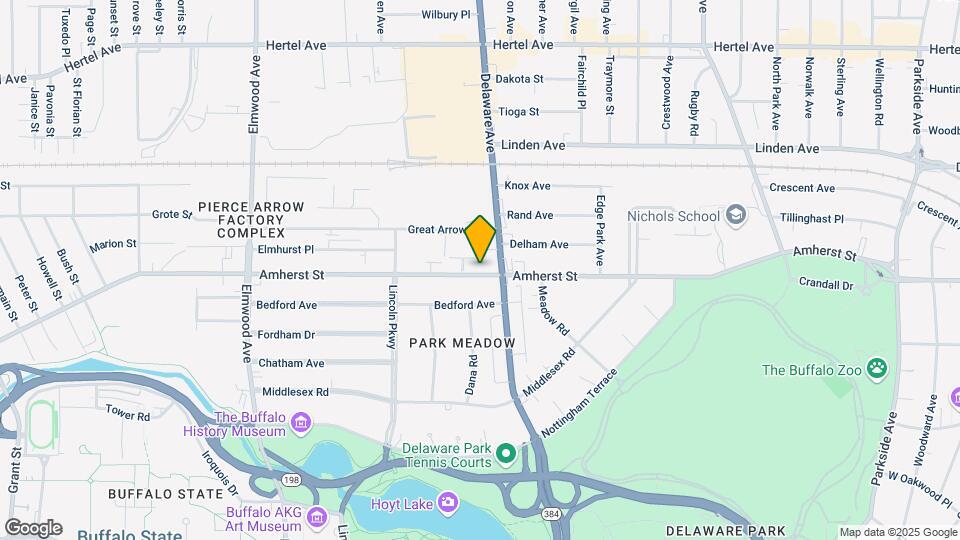 960 Amherst St Map and Location Details