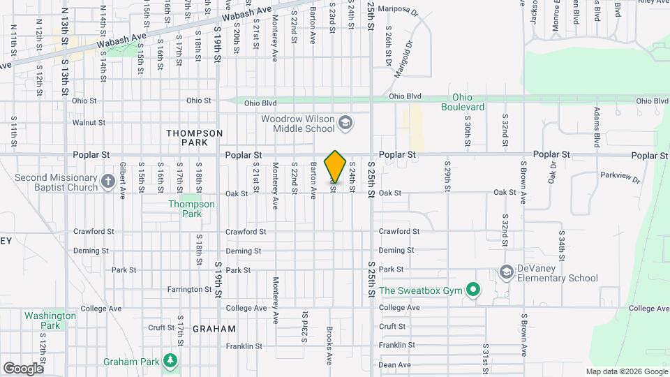 448 S 23rd St Map and Location Details