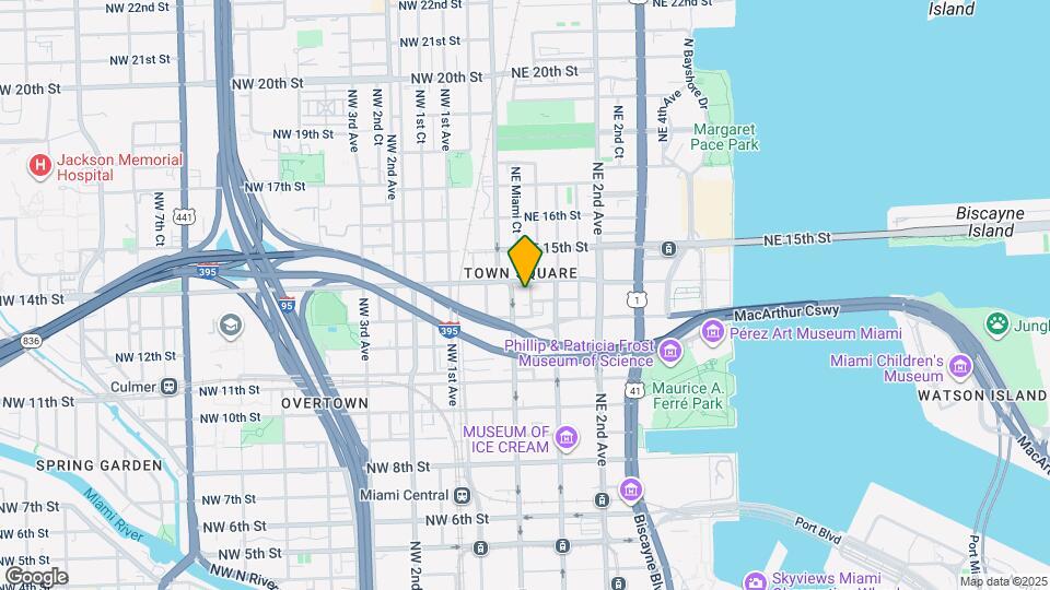 1344 NE Miami Ct, Unit B2 Mapa y Detalles de la Ubicación