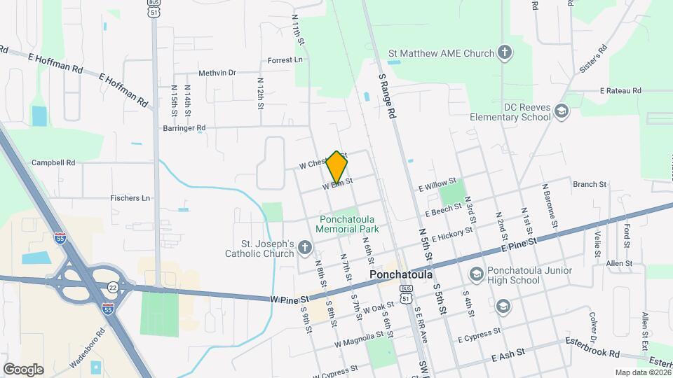 247 W Elm St Map and Location Details