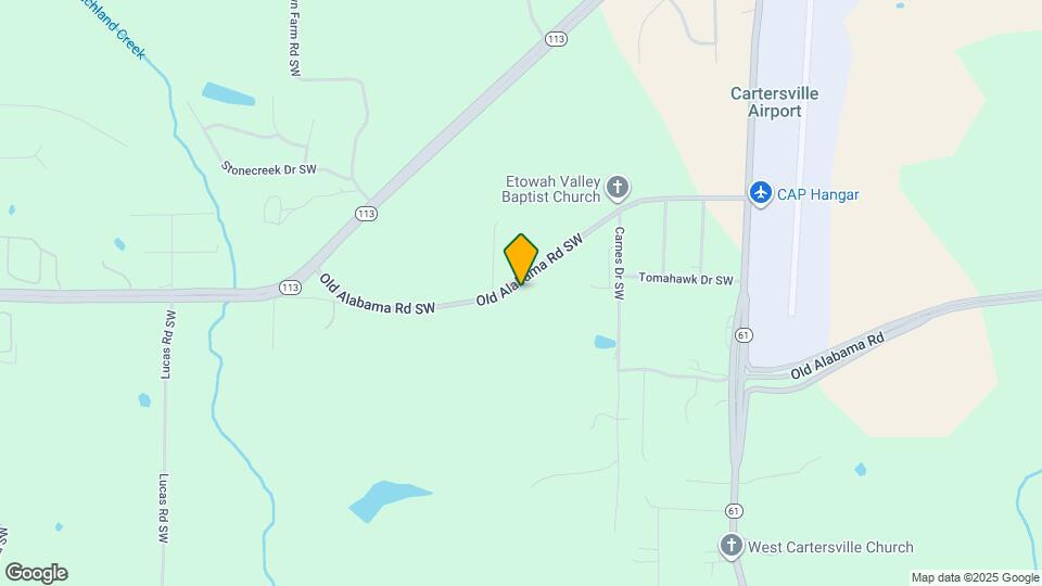 1115 Old Alabama Rd SW Map and Location Details