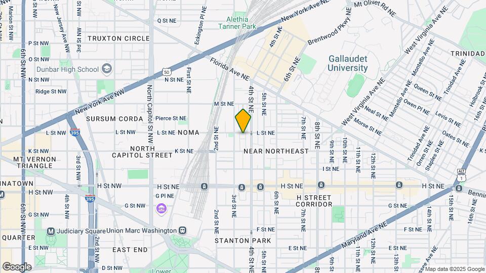 321 L St NE Map and Location Details