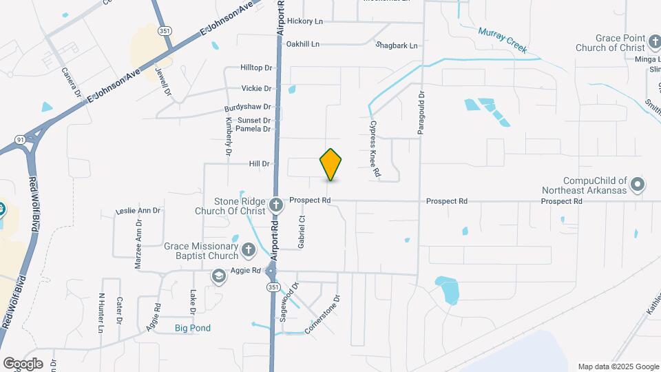 616 Prospect Vly Dr Map and Location Details