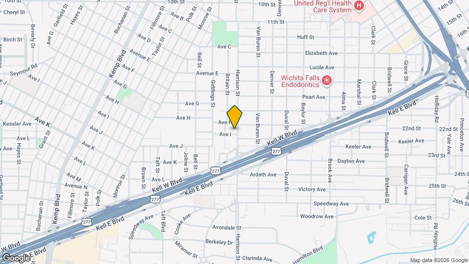 1808 Harrison St Mapa y Detalles de la Ubicación