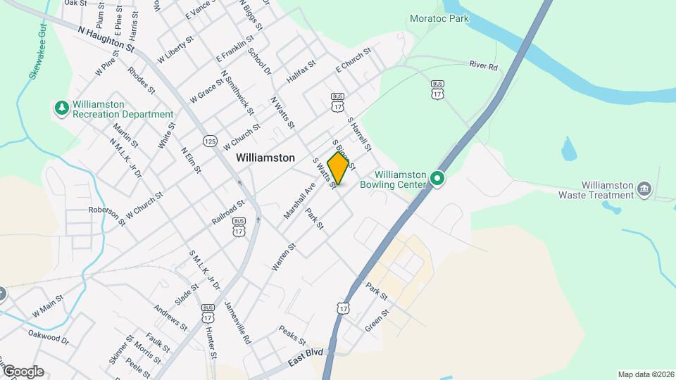 314 S Watts St Map and Location Details