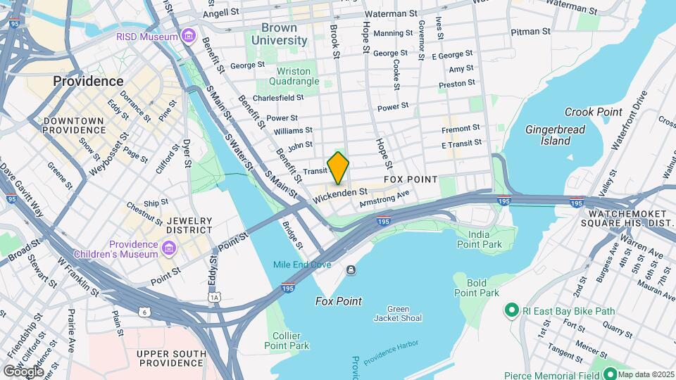 216 Wickenden St, Unit 3 Map and Location Details
