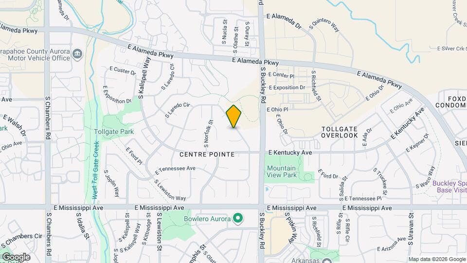 813 S Ouray St Map and Location Details