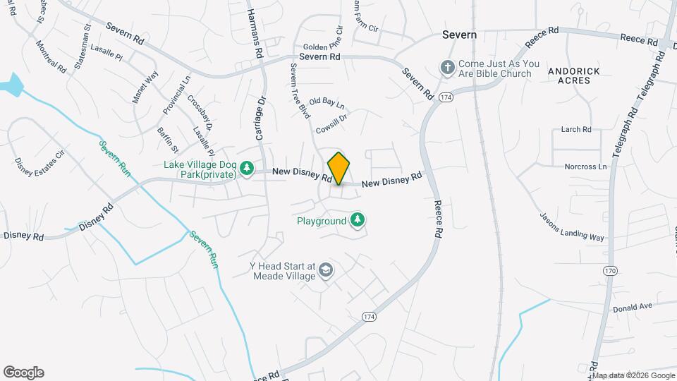 7704 Periwinkle Way Map and Location Details