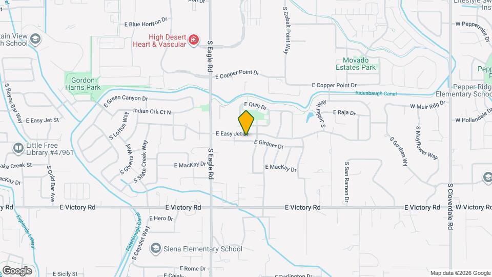 3440 E Girdner Dr Map and Location Details