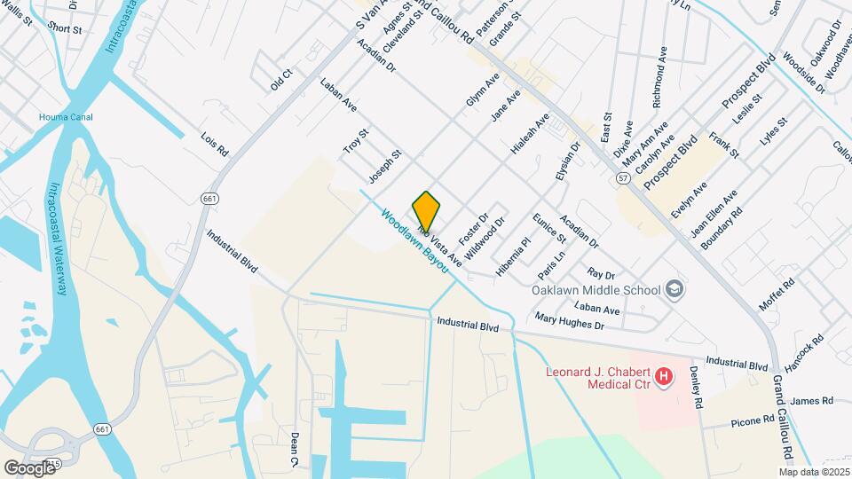 1616 Rio Vista Ave Map and Location Details