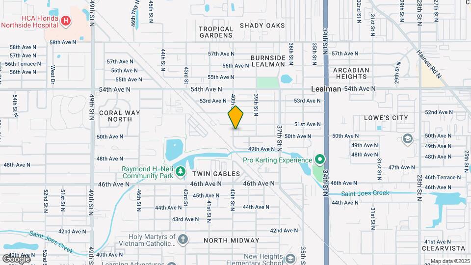5011 40th St N Map and Location Details
