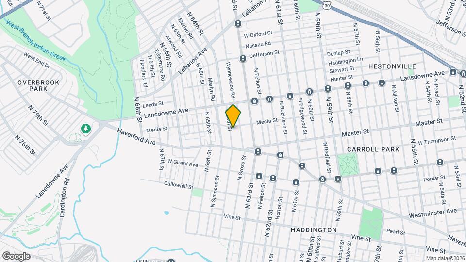 633 N 64th St Map and Location Details