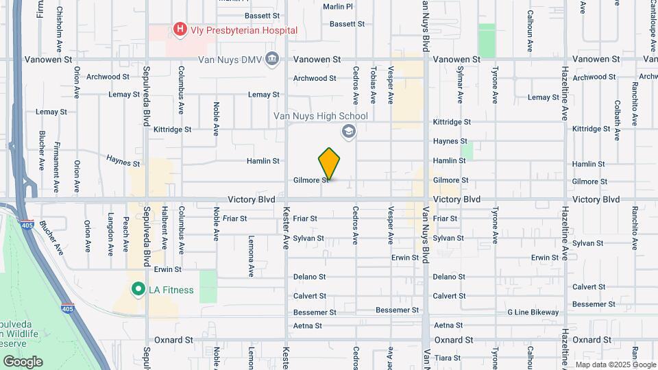 14746 Gilmore St Map and Location Details