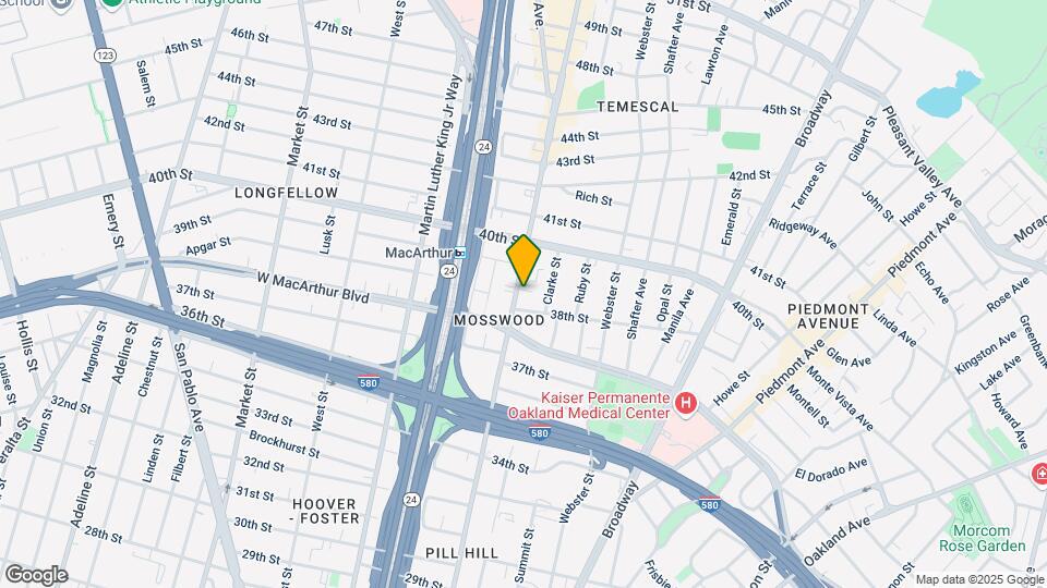 3822 Telegraph Ave Map and Location Details