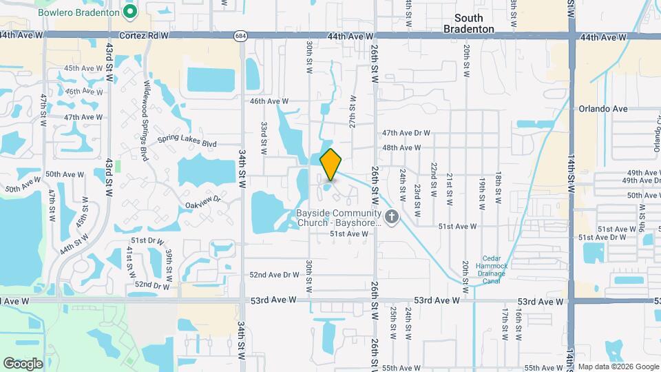 Braden Lakes Apartments Map and Location Details