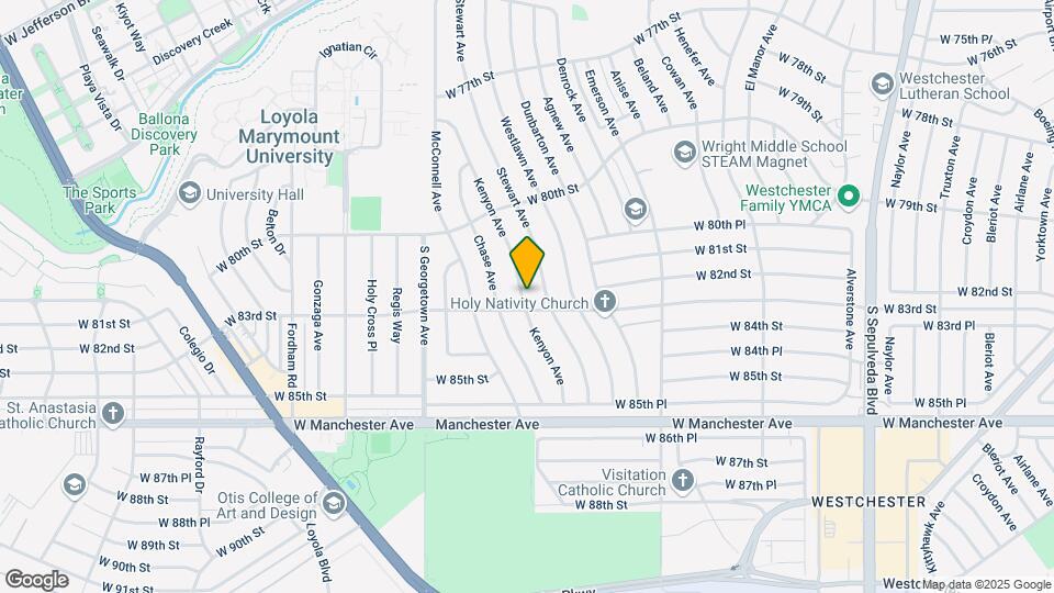 8150 Kenyon Ave Map and Location Details