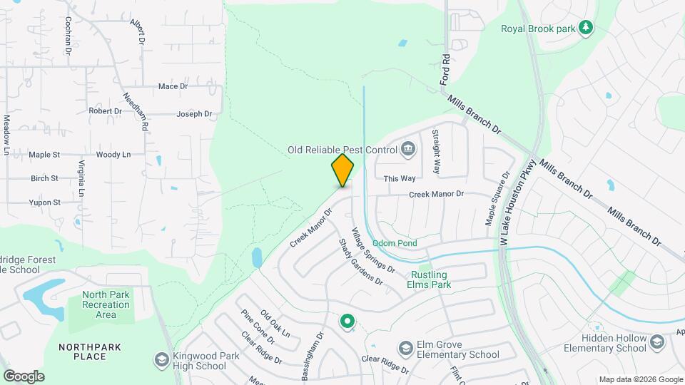 3051 Creek Manor Dr Map and Location Details