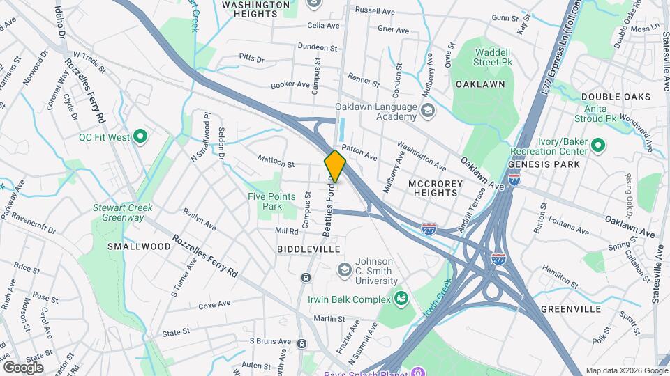 528 Beatties Ford Rd Map and Location Details