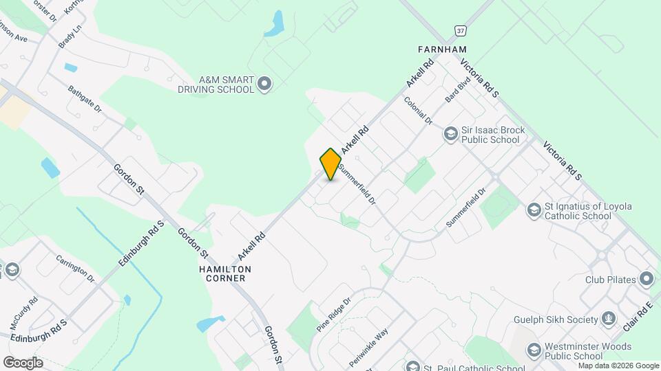 167 Arkell Rd Map and Location Details
