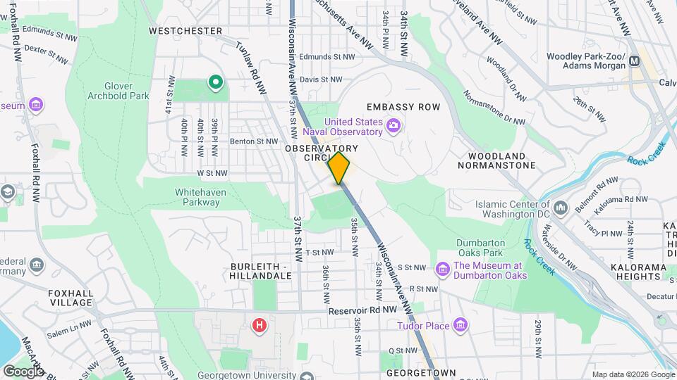 2130 Wisconsin Ave NW Map and Location Details