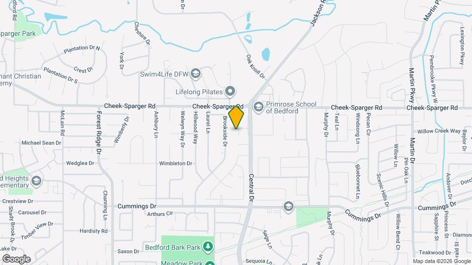 3809 Brookridge Ct Map and Location Details