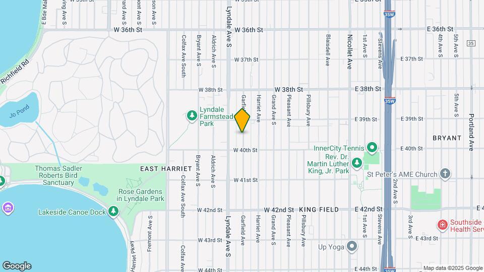 3932 Garfield Ave Map and Location Details