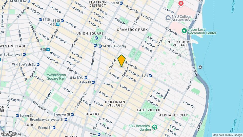 236-244 E 13th St Mapa y Detalles de la Ubicación
