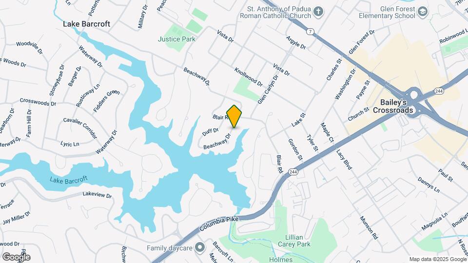 6120 Beachway Dr Map and Location Details