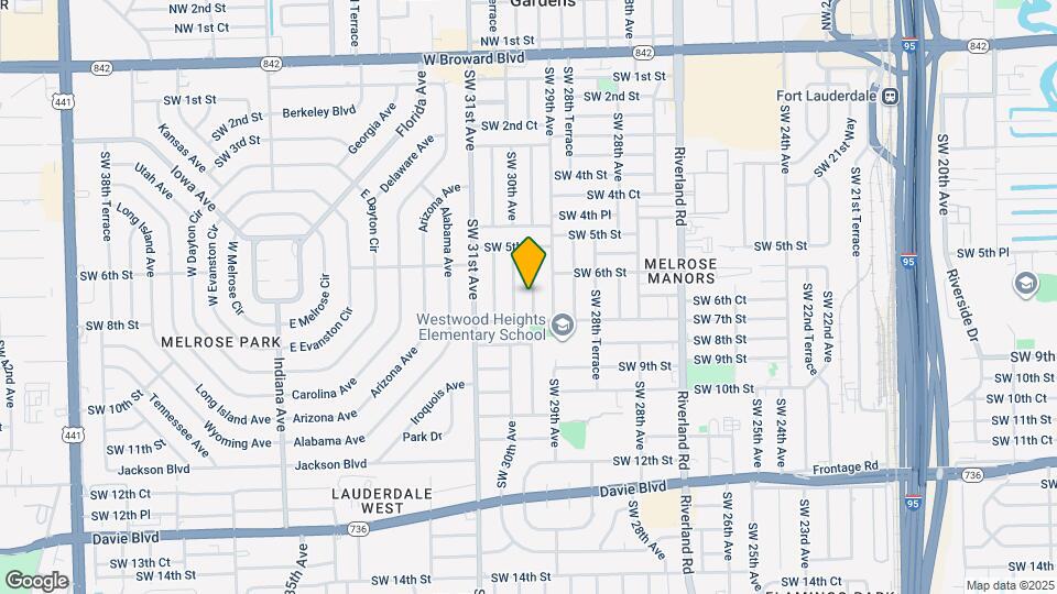 661 SW 29th Terrace Map and Location Details