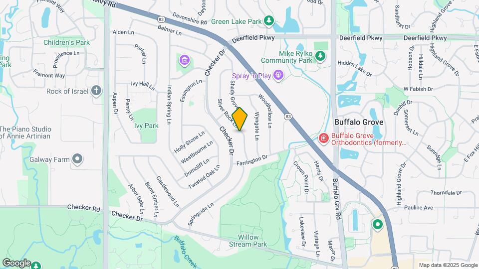 641 Silver Rock Ln Map and Location Details