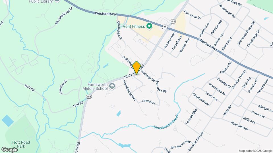 Presidential Townhome Rentals Map and Location Details