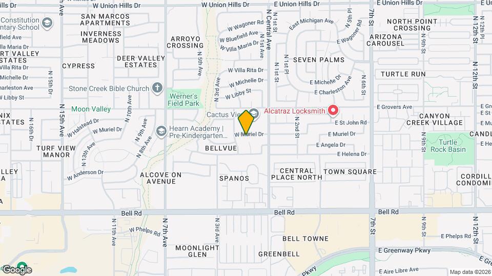 133 W Muriel Dr Map and Location Details