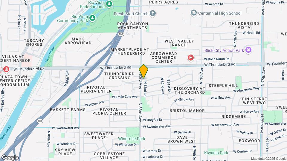 13700 N 82nd Ln Map and Location Details