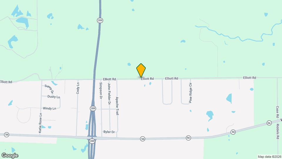 1412 Elliott Rd Map and Location Details