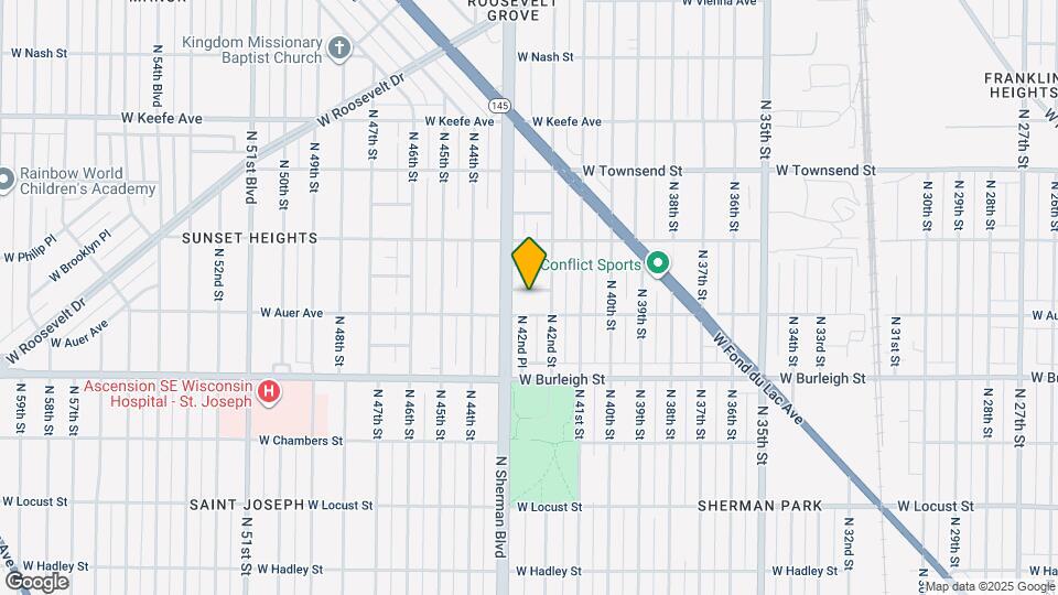 4227 W Bonny Pl Map and Location Details