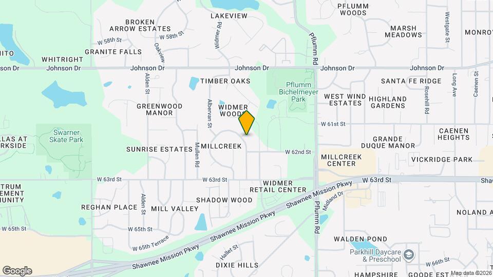 6119 Cottonwood Dr Map and Location Details