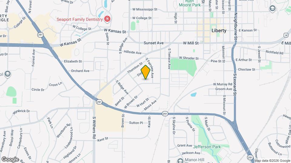 616 Reed St Map and Location Details